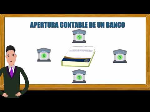 Apertura contable de un banco