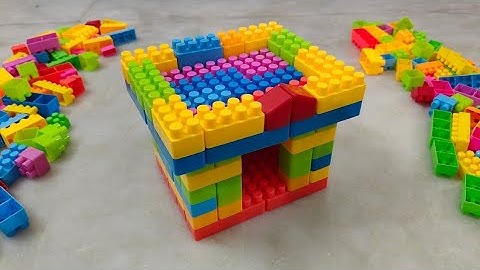 Satisfying DIY House ASMR/Building Blocks/block game /lego building fun#asmr#buildingblocks#lego