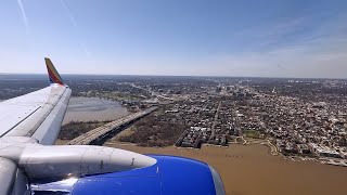 [4K] – Full Flight – Southwest Airlines – Boeing 737-700 – Dallas (DAL) – Washington, DC (DCA)