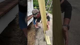 How to Support a Porch Roof During Demo