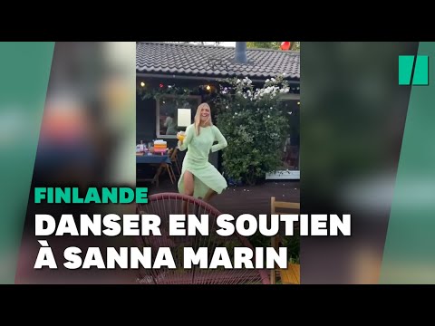 Elles dansent en soutien à Sanna Marin, la première ministre finlandaise eu coeur d'une polémique