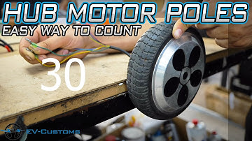 How to Count Magnetic Poles of Hub Motor Without Opening (Easy Way)