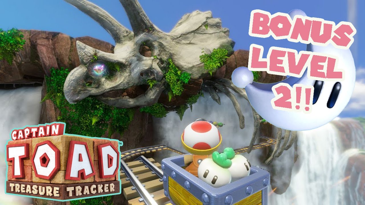 CAPTAIN TOAD : TREASURE TRACKER |MINE CART CASCADE CRUSADE | BONUS LEVEL 2!!