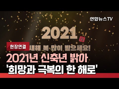 [Live] The Dawn of 2021, Year of the White Ox… 'A Year of Hope and Overcoming' / YonhapnewsTV