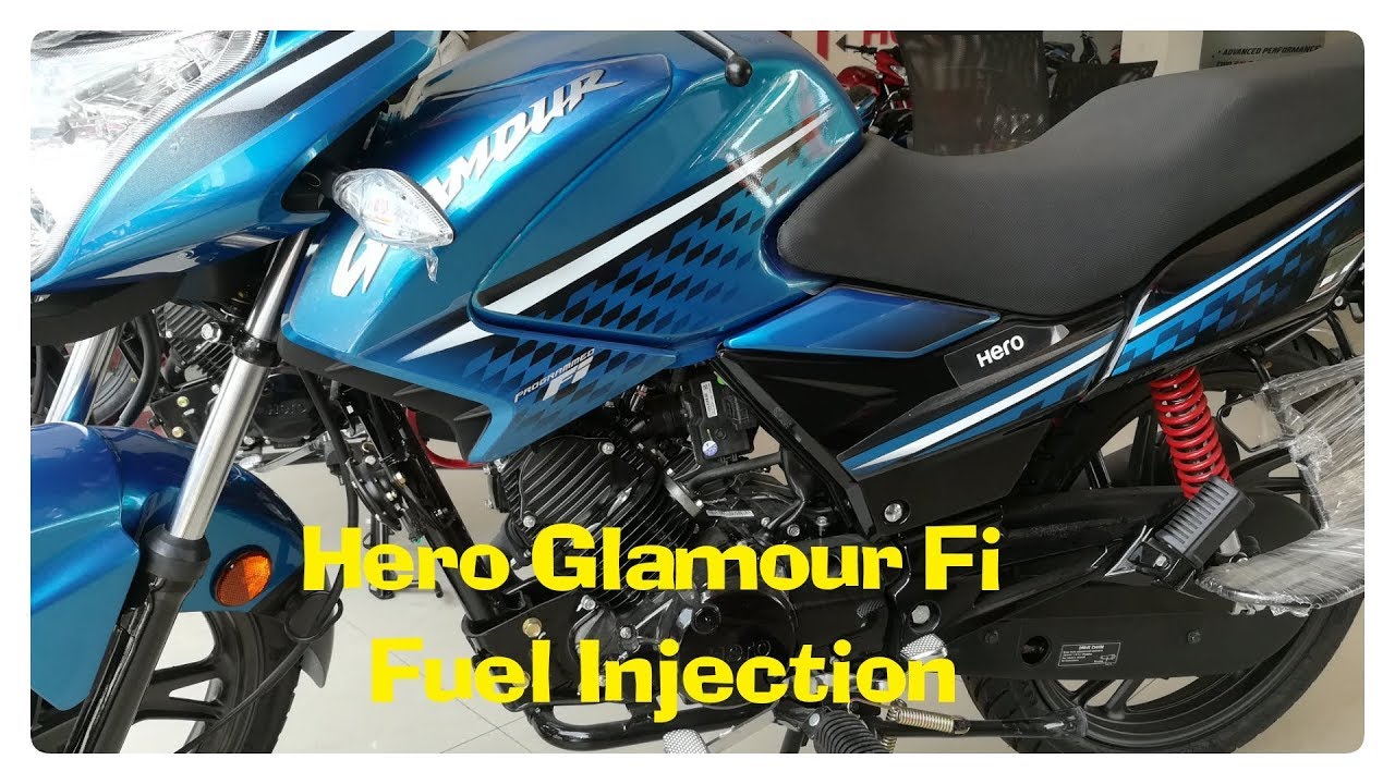 Hero Glamour Fi Fuel Injection Bs4 Aho 125cc Premium Commuter 2018 Walk Around Shoot Youtube