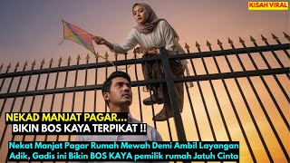 Nekat Manjat Pagar Rumah Mewah Demi Ambil Layangan Adik, Gadis ini buat BOS pemilik rumah Jatuh Hati