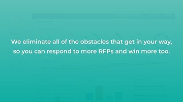 RFP360 simplifies and automates your entire process in a single tool.