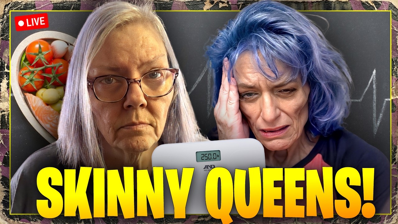 Tina and Gidgy are SKINNY QUEENS! 🍎🐽 24 HR FAST!! 👑