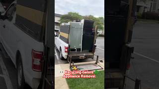 Recycling Galore Appliance Pickup SCRAPPING METAL Baltimore Maryland #scrapmetal #recycling ♻️