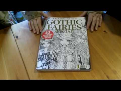 Colouring Heaven Gothic Fairies Special Myka Jelina Flip Through Youtube