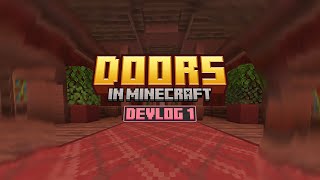 Roblox DOORS in Minecraft Devlog 1