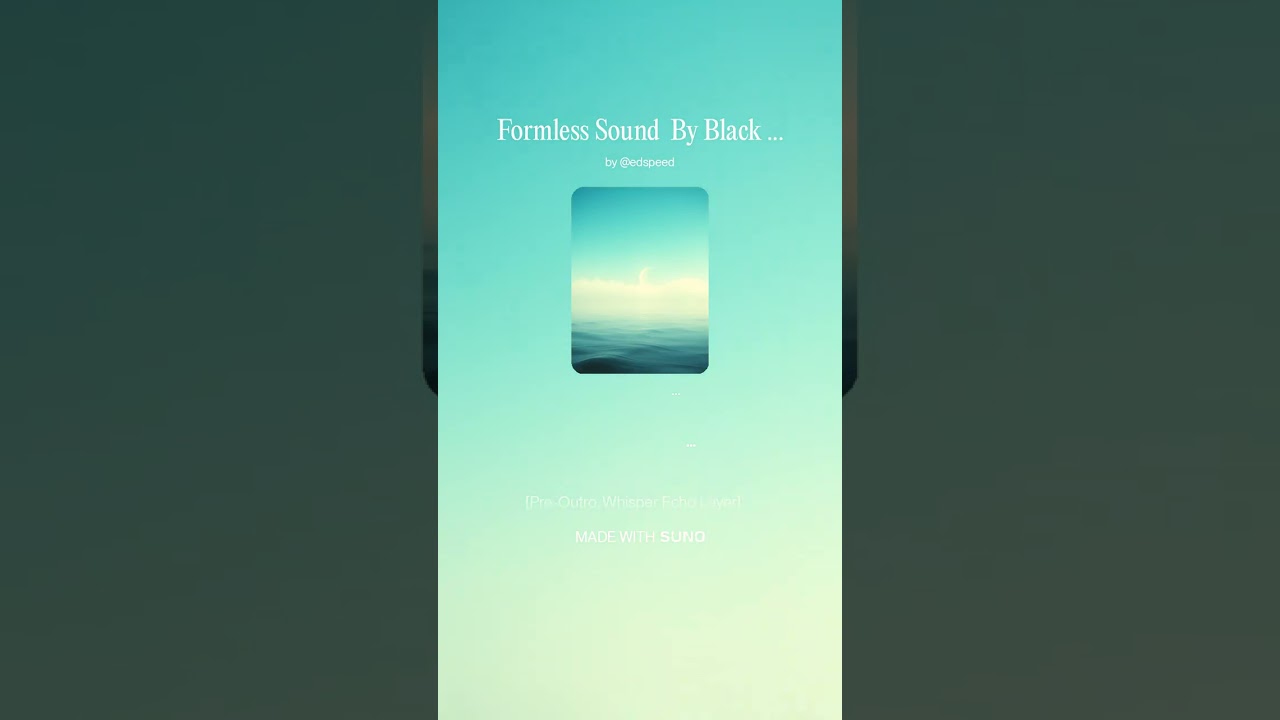 Formless Sound  By Black Gold Saint