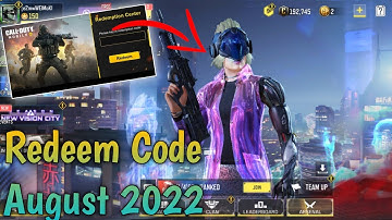 Codm Redeem Code august 2022 | Today Redeem Code Codm | New Redeem Code Codm 2022 | Codm Codes 2022