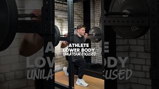 Athlete lower body session for Unilateral POWER #performance #athletictraining