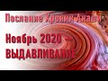 🔹Послание Хроник Акаши.Ноябрь 2020 — выдавливание-ченнелинг