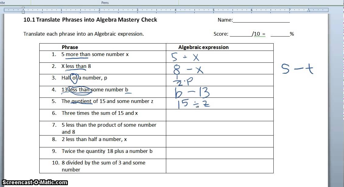 algebra-worksheet-translating-algebraic-phrases-f-algebra-worksheets-algebraic