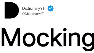 Mocking Meaning in English