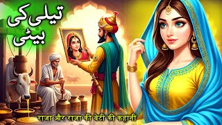 Teli Ki Beti Or Badsha  The Daughter Of The King And The King  Moral Stories In Hindi Urdu