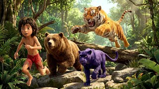 Epic battle: Mowgli vs Gorilla 🦍🦍 | shere khan Save Dragon baby | Jungle bOok 