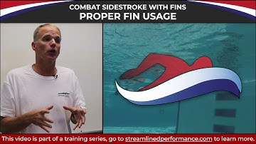 Proper Fin Usage / Combat Sidestroke WITH Fins / Streamlined Performance