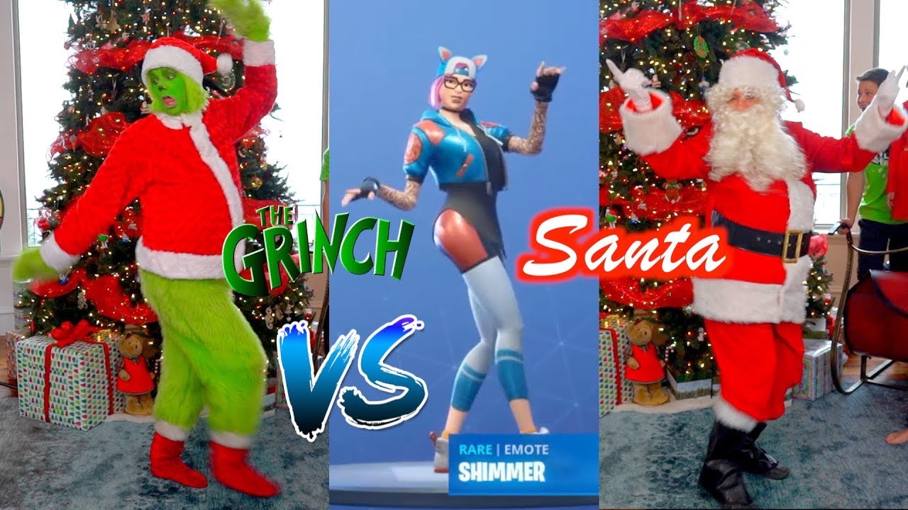 Santa Claus vs The Grinch! Fortnite Dance Challenge - YouTube - 1280 x 720 jpeg 177kB