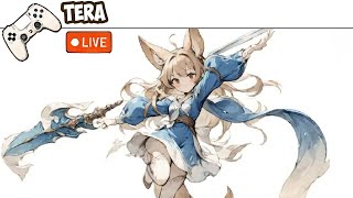 LIVE - TERA Elin Valkyrie Leveling #2 - Doing main quests and chilling