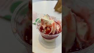 Sweetnesss In Every Single Spoon Of Strawberry Yogurt  trendingshorts shorts yogurt shortsfeed