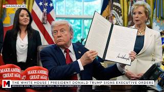 🇺🇸 President Donald Trump Signs New Historic Executive Order at The White House [LIVE]
