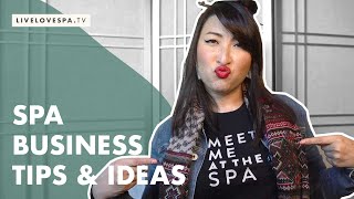 Spa Business Marketing Inspo 2021