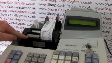 Sharp XE-A301 / XEA301 HEAD UP Error Message