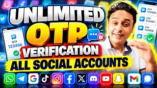 Unlimited Free OTP Verification for WhatsApp & All Social Media Apps | 2026 screenshot 1