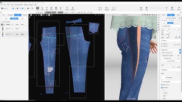 Fitting a garment with stitch tension release with #Browzwear3D