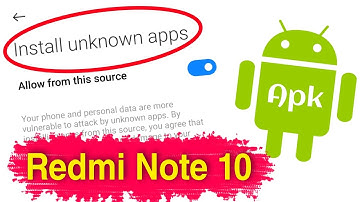 How to Turn Off Unknown Sources in Redmi Note 10 | Redmi Note 10 Unknown Sources Setting