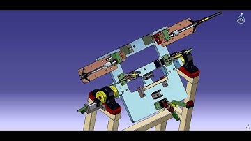 Catia V5 SIMULATION Welding Jig Arm Rest