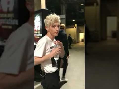 BTS of Troye Sivan Playing the Rose Bowl With Taylor Swift