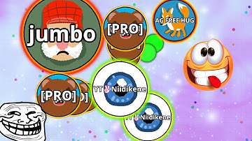 EPIC Agar.io «❂❂UNBEATABLE SPLITTING LIKE A BOSS MONTAGE!❂»