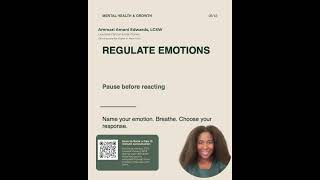 Tool 4: Emotional Regulation