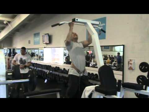 Weighted chin ups with 100lbs