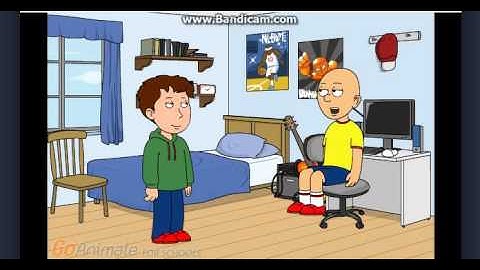 Caillou create youtube channel while grounded