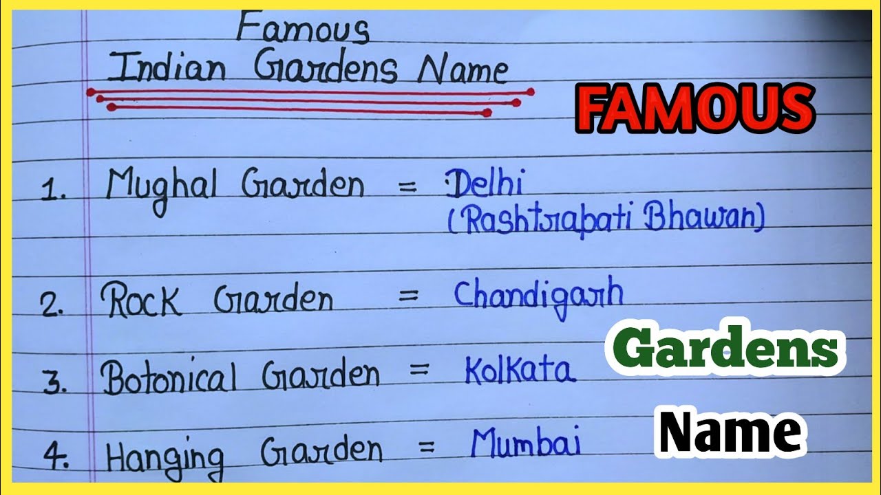 Famous botanical gardens in india | भारत के प्रमुख गार्डन |Garden in India|Data Education|