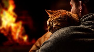 Feel the warmth of a Purring Cat on your chest 🐱 Taking care of Mental health and Relaxation