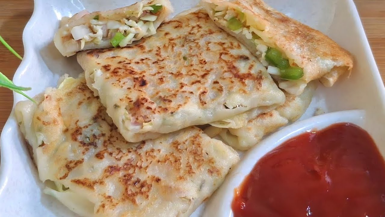 कम तेल में बनाएं सूजी का झटपट बनने वाला नाश्ता | Veg Suji Pockets | Tiffin ideas | 