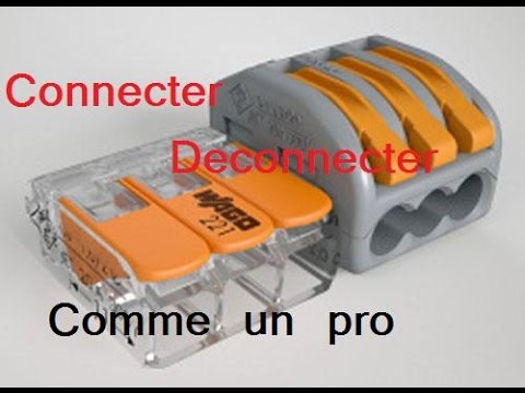 Comment enlever un fil électrique d'un connecteur Wago ? - Blog 123elec