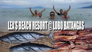 Labo Labo sa LOBO | Grilled Skipjack Tuna and Pork Liempo at Lea's Beach Resort Lobo, Batangas