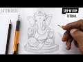 How to draw lord ganesha  easy step by step tutorial for beginners