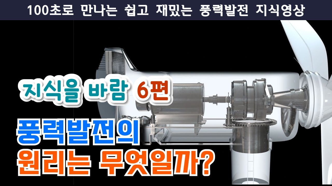 풍력 발전소 개략도