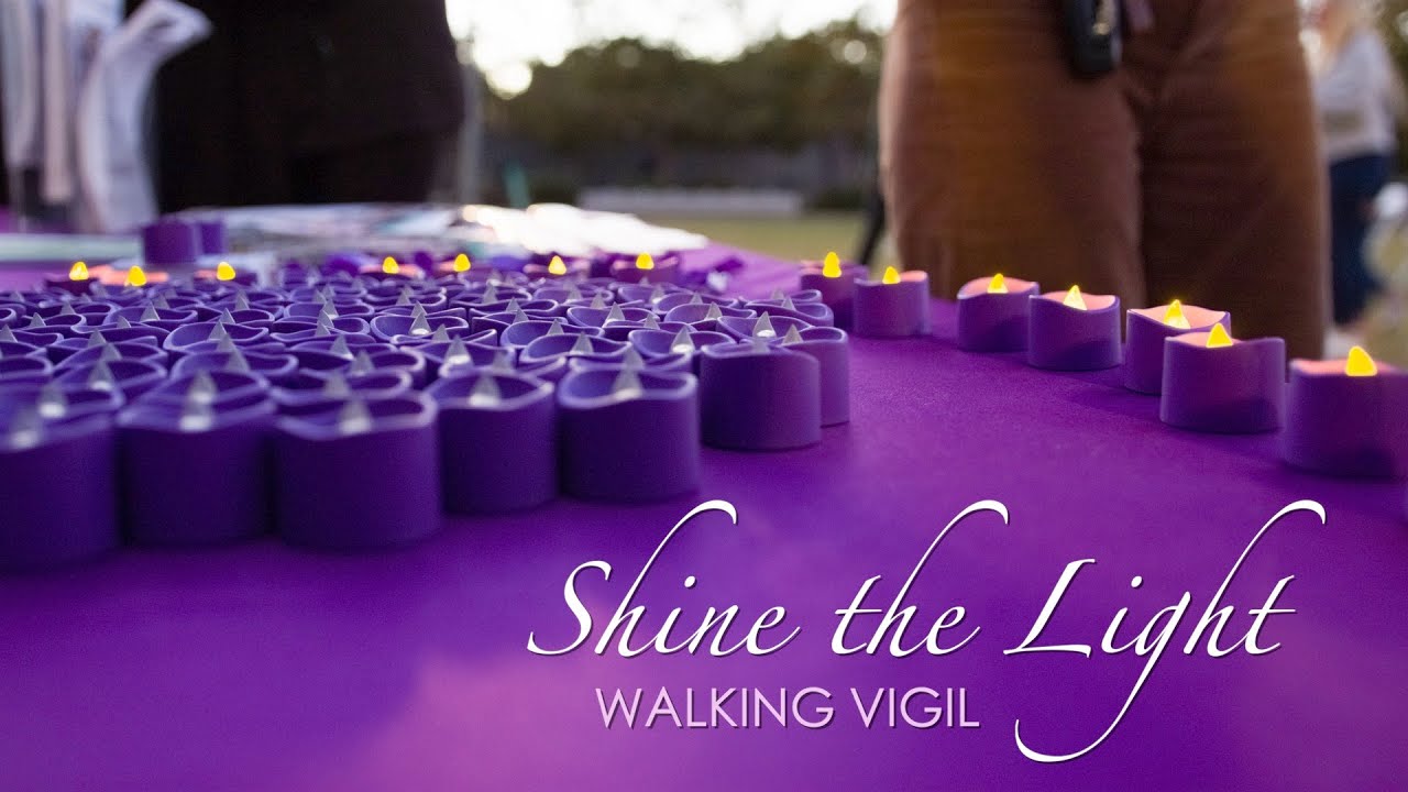 Shine the Light On Domestic Violence Walking Vigil Highlights - YouTube