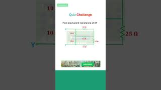 Equivalent Resistance Quiz: Can You Solve It? #Shorts #CircuitQuiz