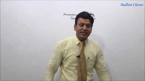 Accounts : AS 3 : Professional Series : Accounting Standards : Lecture 3 : Cash Flow Statement