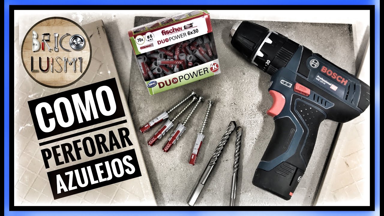 Como PERFORAR CERÁMICA AZULEJOS PORCELÁNICO SIN ROMPERLO y en menos de 5 minutos